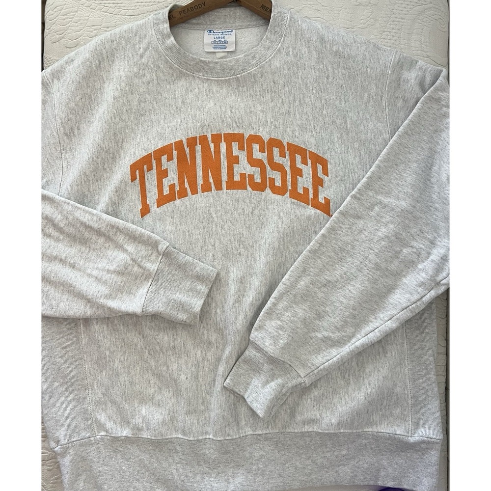 Champion Reverse Weave Tennessee Vols Sweatshirt Mens Large Crewneck Y2K